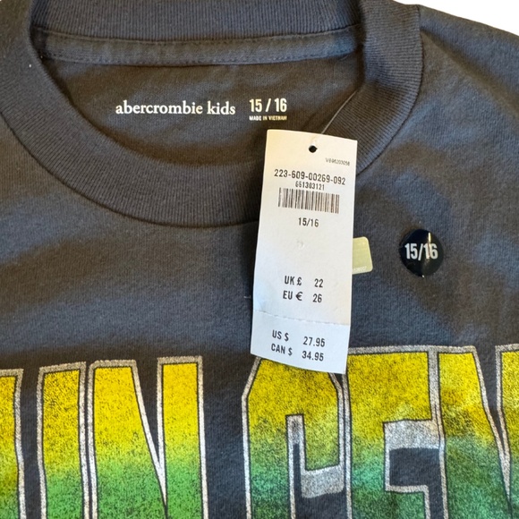 NWT Abercrombie Kids John Cena Graphic Tee - Picture 2 of 4